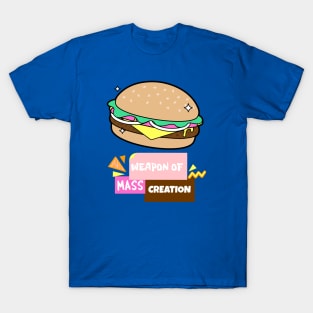 Burger Weapon Mass of Creation T-Shirt